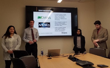 Purdue University seniors present their work on the IN3 Capstone projects